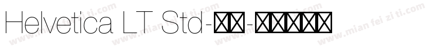 Helvetica LT Std-普通字体转换